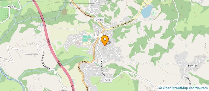 localisation de l'entreprise UBBAK à CRUSEILLES