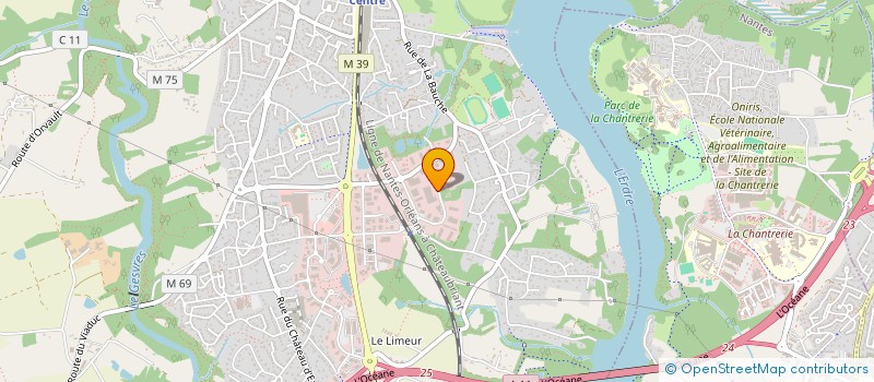 localisation de l'entreprise UBBINK FRANCE  LA CHAPELLE-SUR-ERDRE