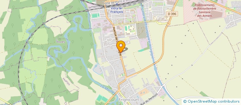 localisation de l'entreprise UBC IMMOBILIER  FRIGNICOURT