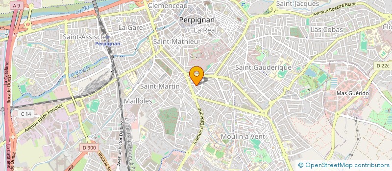 localisation de l'entreprise UBC  UNION BUSINESS CORPORATION  PERPIGNAN