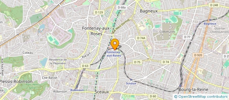 localisation de l'entreprise UBD STUDIO - THE URBAN & BUILDING DESIGN STUDIO à FONTENAY-AUX-ROSES