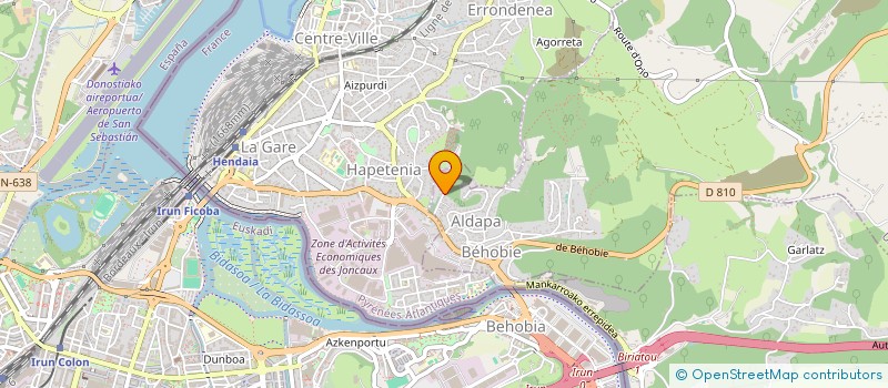 localisation de l'entreprise UBELAK  URRUGNE