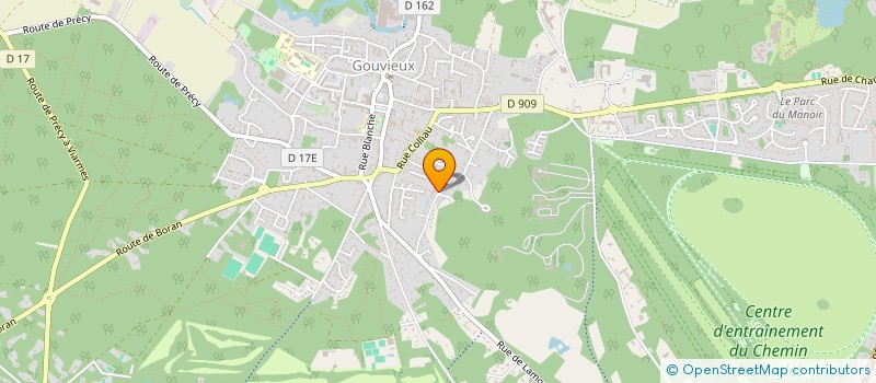 localisation de l'entreprise UBEPHARM à GOUVIEUX