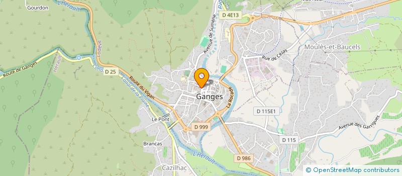 localisation de l'entreprise UBER-TEL  GANGES