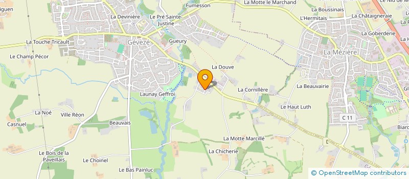 localisation de l'entreprise UBI-FLEX  RENNES