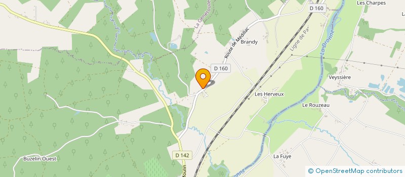 localisation de l'entreprise UBI'SELF  SAINT-AIGULIN