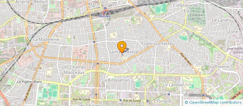 localisation de l'entreprise UBI VIAE à RENNES