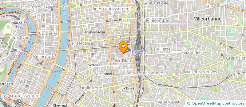 localisation de l'entreprise UBIANT à LYON