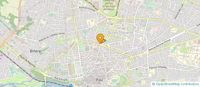 localisation de l'entreprise UBICAR à PAU