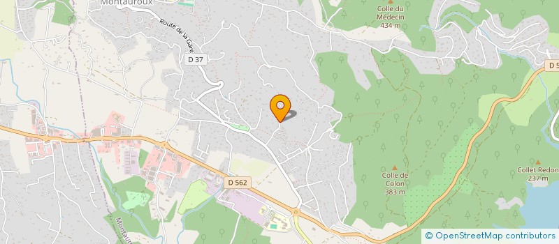 localisation de l'entreprise UBICO  MONTAUROUX