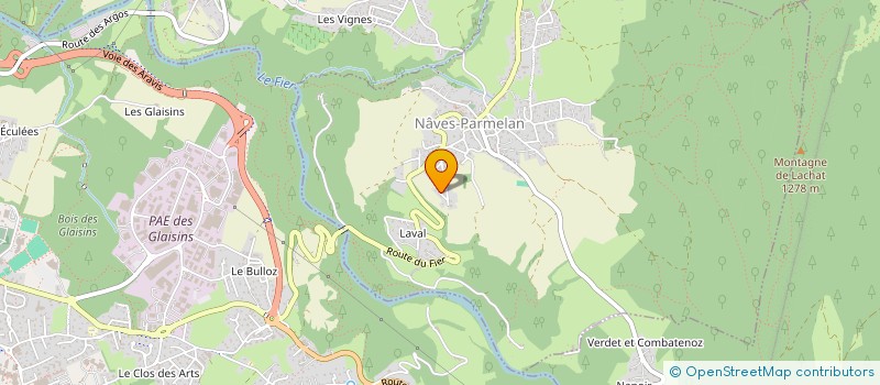 localisation de l'entreprise UBIDOCA  ANNECY