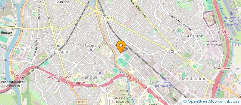 localisation de l'entreprise UBIFACT à TOULOUSE