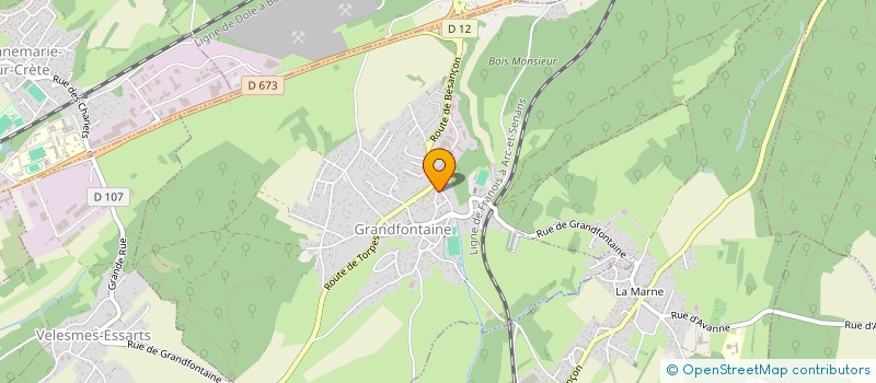 localisation de l'entreprise UBIGEMENT  GRANDFONTAINE