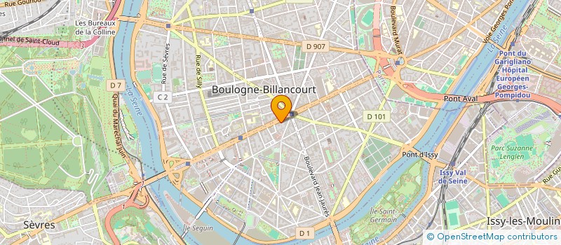 localisation de l'entreprise UBIK à BOULOGNE-BILLANCOURT