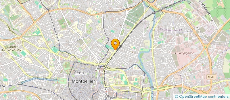 localisation de l'entreprise UBIK-ART à MONTPELLIER