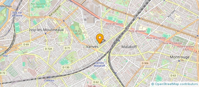 localisation de l'entreprise UBIK FILMS à VANVES