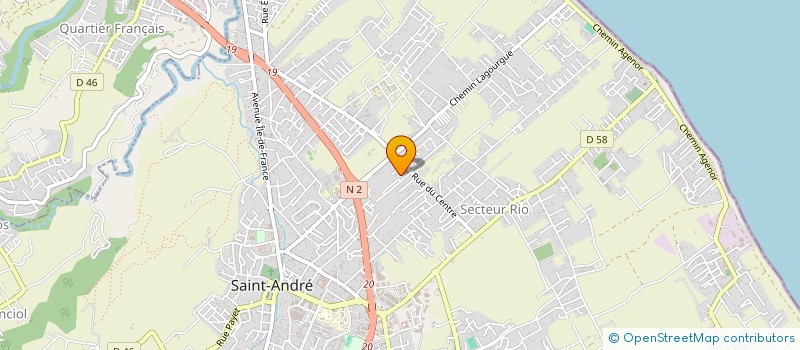 localisation de l'entreprise UBIK GROUPE à SAINT-ANDRE