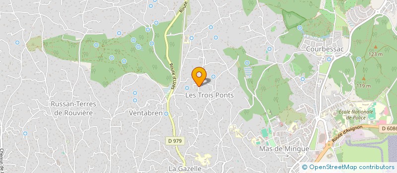 localisation de l'entreprise UBIK SCI  NIMES