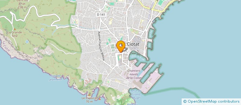 localisation de l'entreprise UBIKA  LA CIOTAT