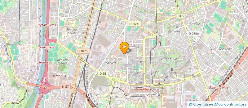 localisation de l'entreprise UBILINK à GRENOBLE