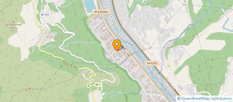 localisation de l'entreprise UBINVEST  CARROS