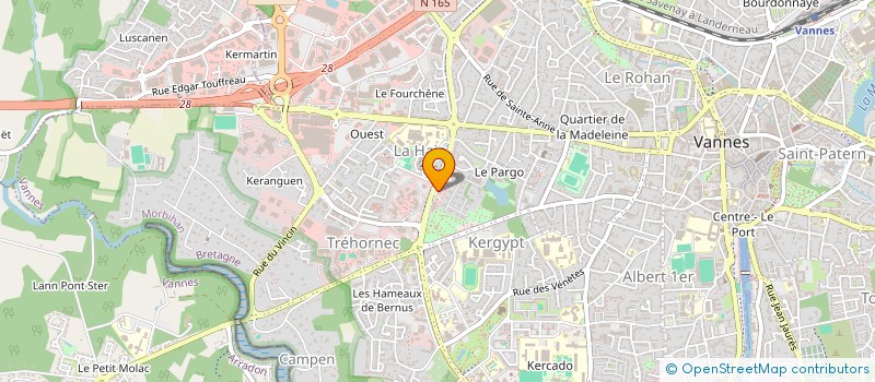 localisation de l'entreprise UBIQUE à VANNES