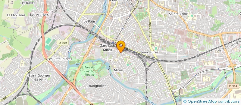localisation de l'entreprise UBIQUIET à LE MANS