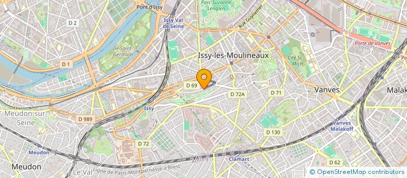 localisation de l'entreprise UBIQUITY CONSULTING à ISSY-LES-MOULINEAUX