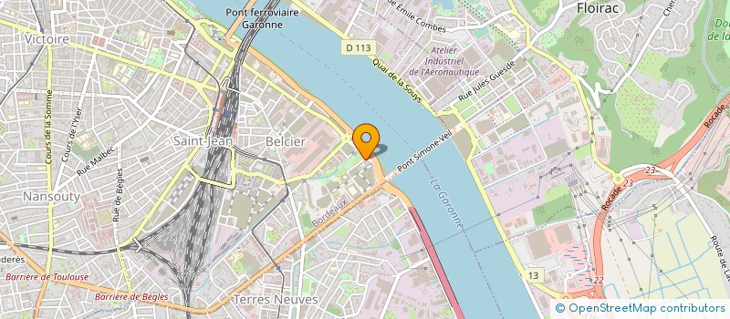 localisation de l'entreprise UBIWAN à BORDEAUX