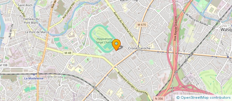 localisation de l'entreprise UBIXYS à MARCQ-EN-BARŒUL