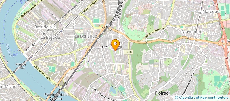 localisation de l'entreprise UBK  FLOIRAC