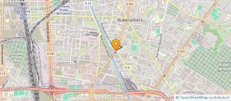 localisation de l'entreprise UBOGI AUBERVILLIERS S.A à AUBERVILLIERS