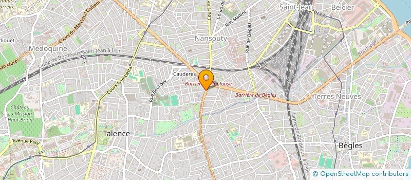 localisation de l'entreprise UBP DISTRIBUTION à BORDEAUX