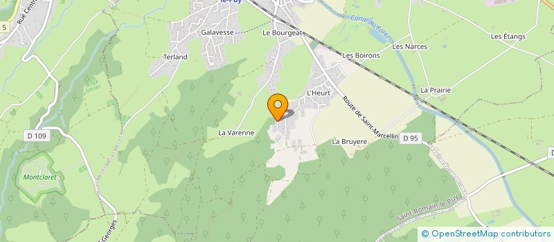 localisation de l'entreprise UBR MIMI  SAINT-ROMAIN-LE-PUY