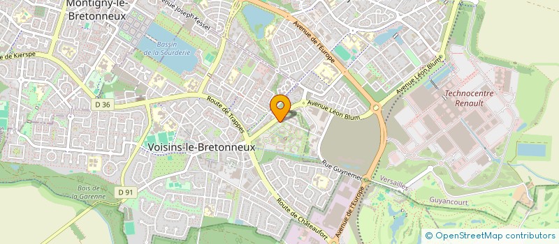 localisation de l'entreprise UBRIK  VOISINS-LE-BRETONNEUX