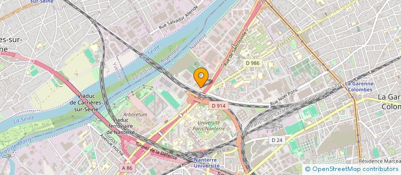 localisation de l'entreprise UBSTREAM  NANTERRE