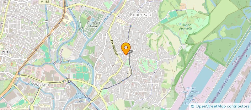 localisation de l'entreprise UBU POP CORP' à STRASBOURG