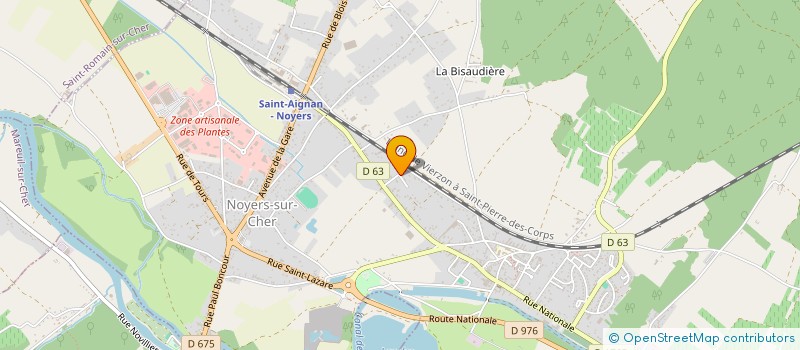 localisation de l'entreprise UBUD  NOYERS-SUR-CHER