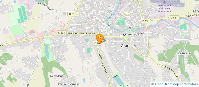 localisation de l'entreprise UBUD  GRAULHET