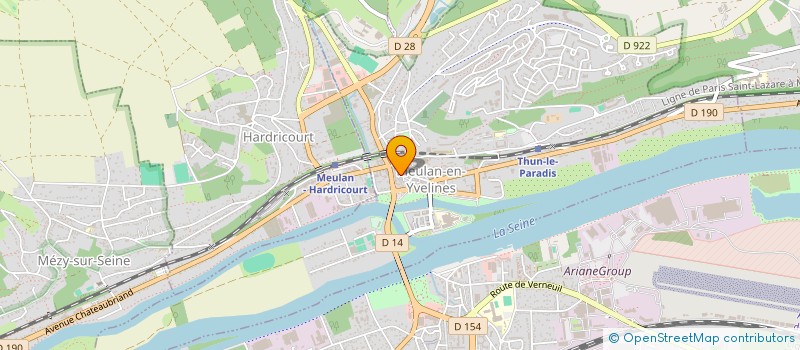 localisation de l'entreprise UBUNTU CONSEIL  MEULAN-EN-YVELINES