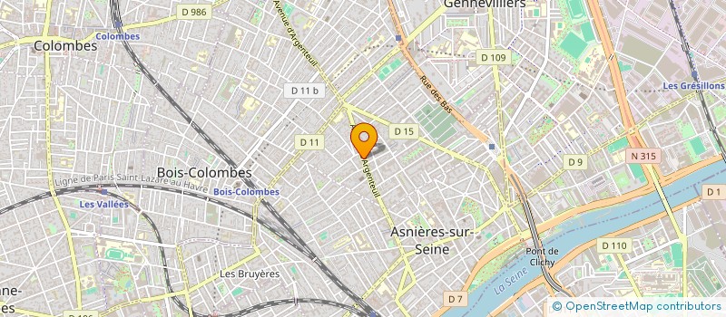 localisation de l'entreprise UBUNTWO  ASNIERES-SUR-SEINE