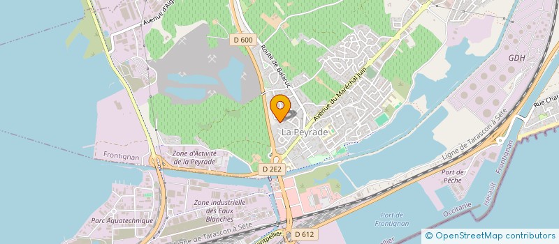 localisation de l'entreprise UC 2019 à FRONTIGNAN