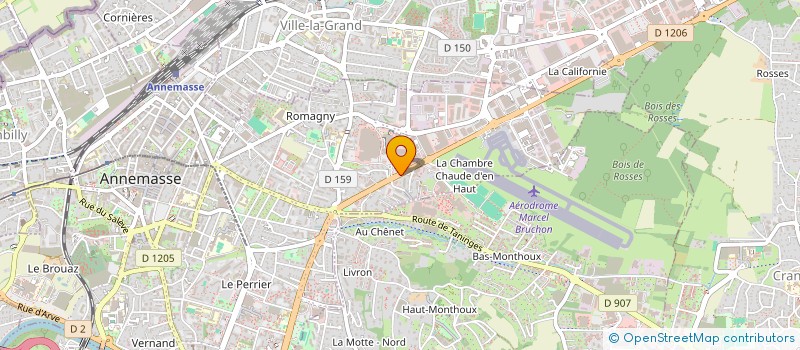 localisation de l'entreprise UCAF  ANNEMASSE