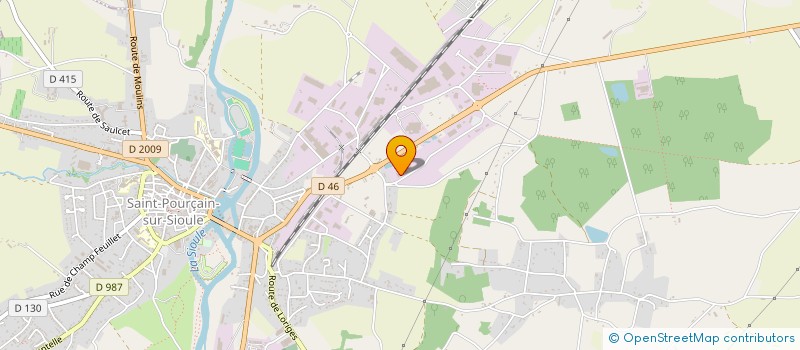 localisation de l'entreprise UCAL NATURE ET JARDIN à SAINT-POURCAIN-SUR-SIOULE