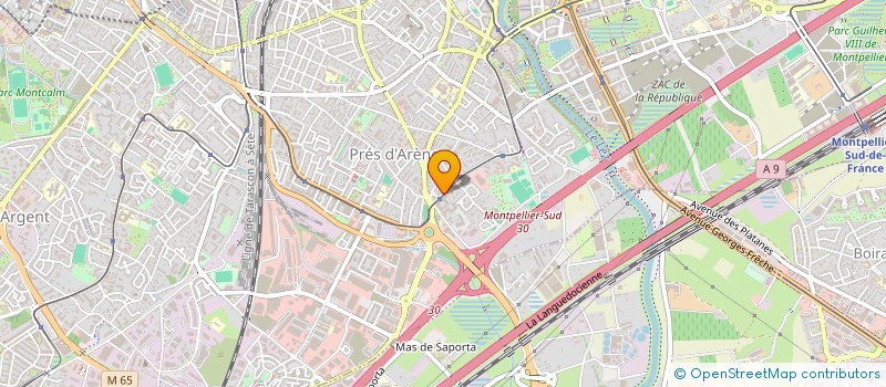 localisation de l'entreprise UCAN  MONTPELLIER