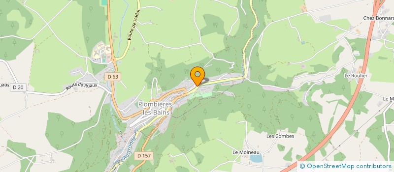 localisation de l'entreprise UCAP PLOMBIERES  PLOMBIERES-LES-BAINS