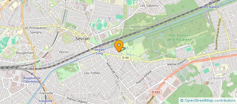 localisation de l'entreprise UCAR  SEVRAN