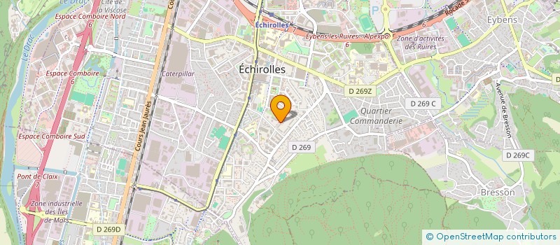 localisation de l'entreprise UCAR AUTO à ECHIROLLES