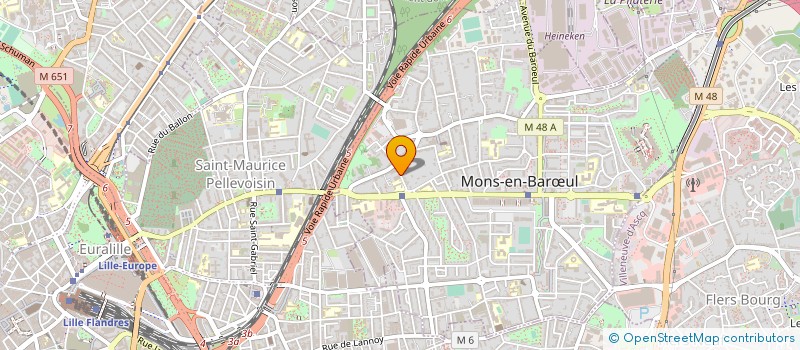 localisation de l'entreprise UCATAN  MONS-EN-BARUL