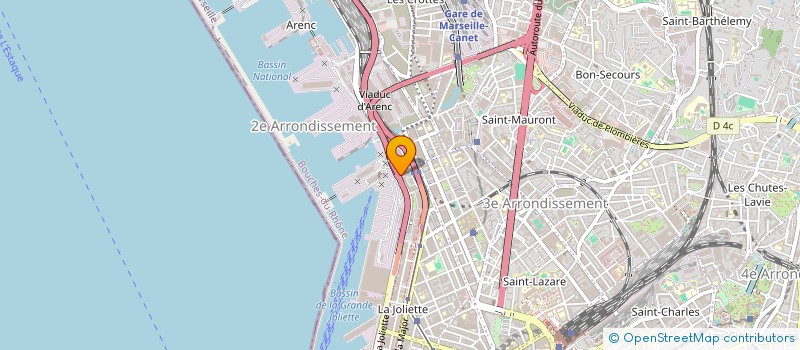 localisation de l'entreprise UCB FRANCE à MARSEILLE